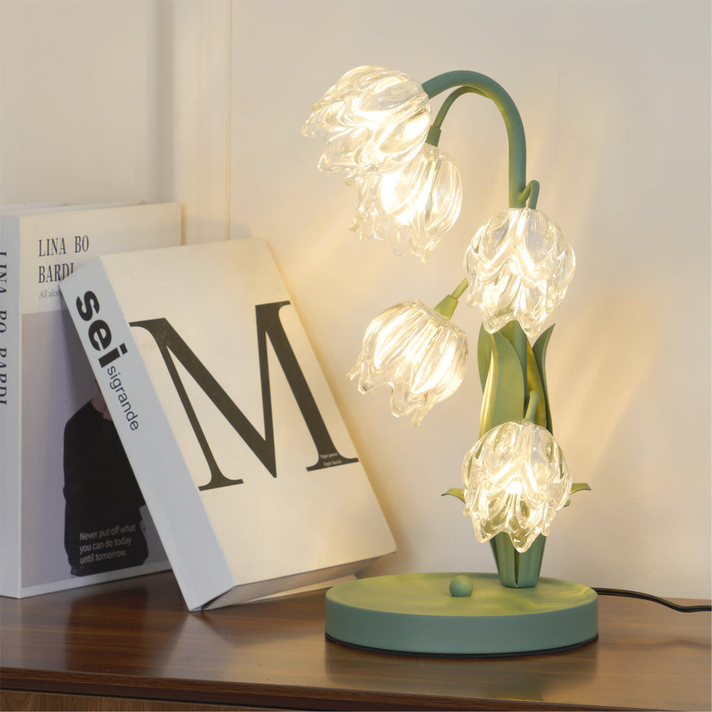 Kryształowa lampa stołowa Lily | Ormexis