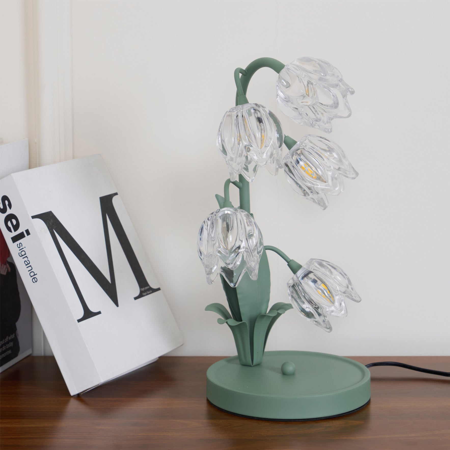Kryształowa lampa stołowa Lily | Ormexis