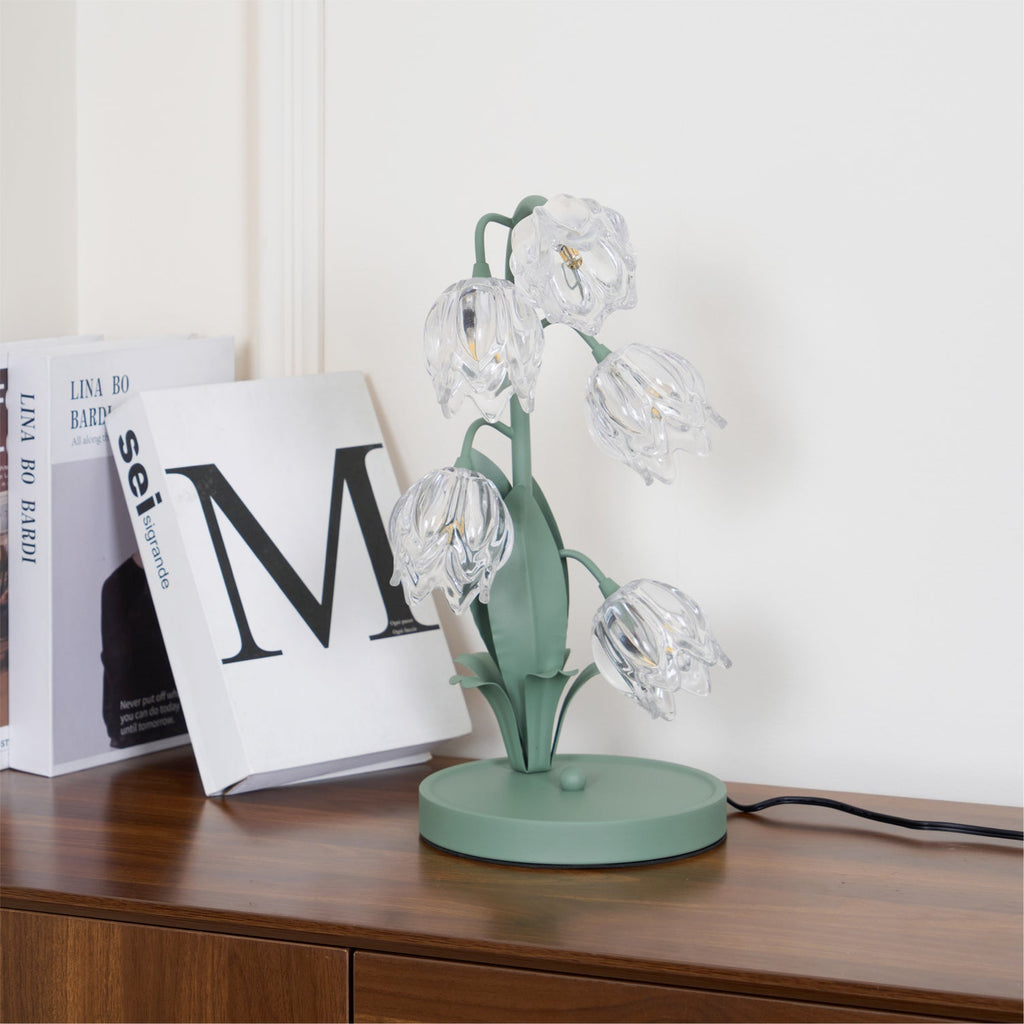 Kryształowa lampa stołowa Lily | Ormexis