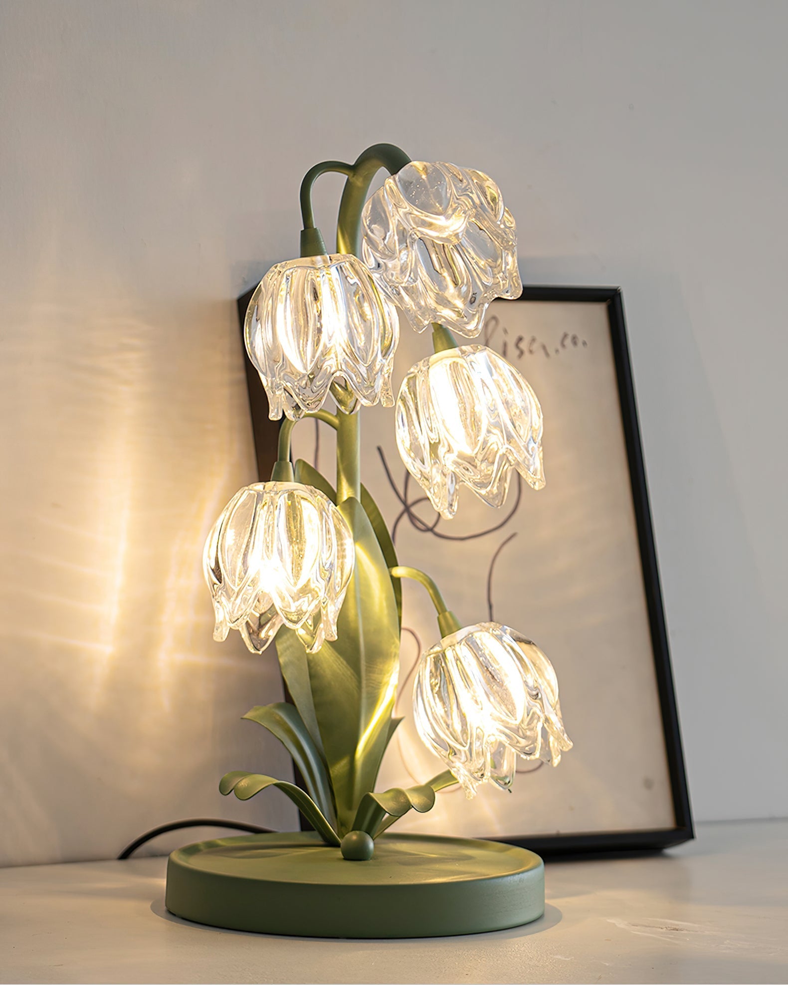 Kryształowa lampa stołowa Lily | Ormexis