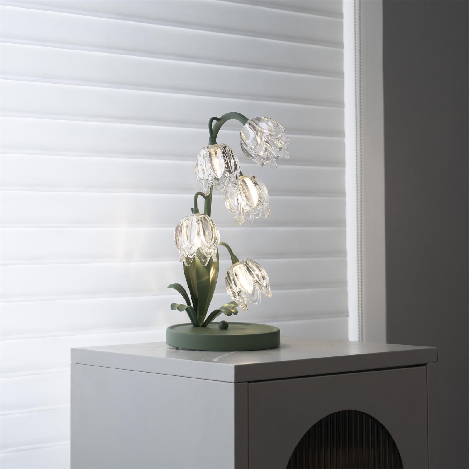 Kryształowa lampa stołowa Lily | Ormexis