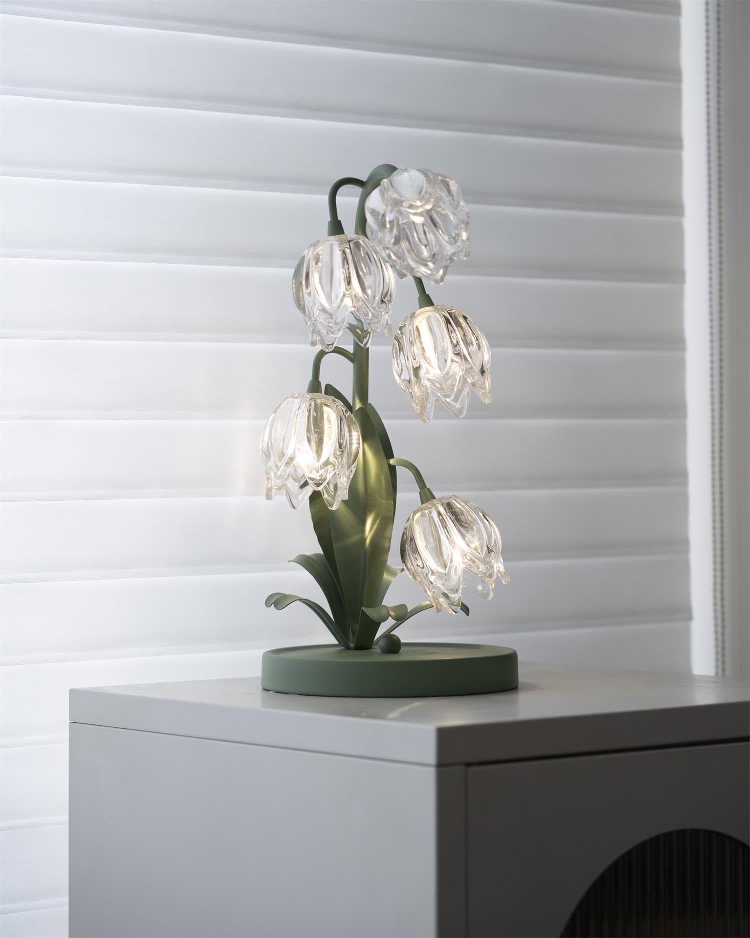 Kryształowa lampa stołowa Lily | Ormexis
