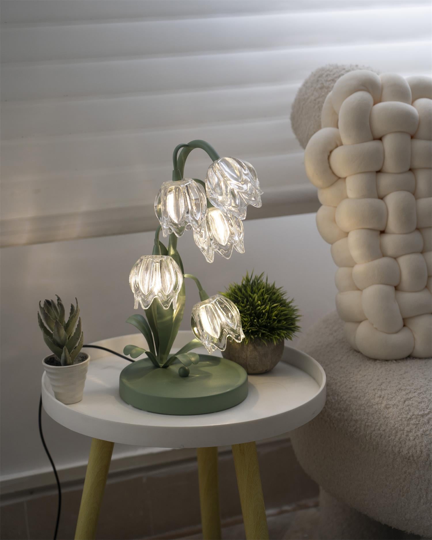 Kryształowa lampa stołowa Lily | Ormexis
