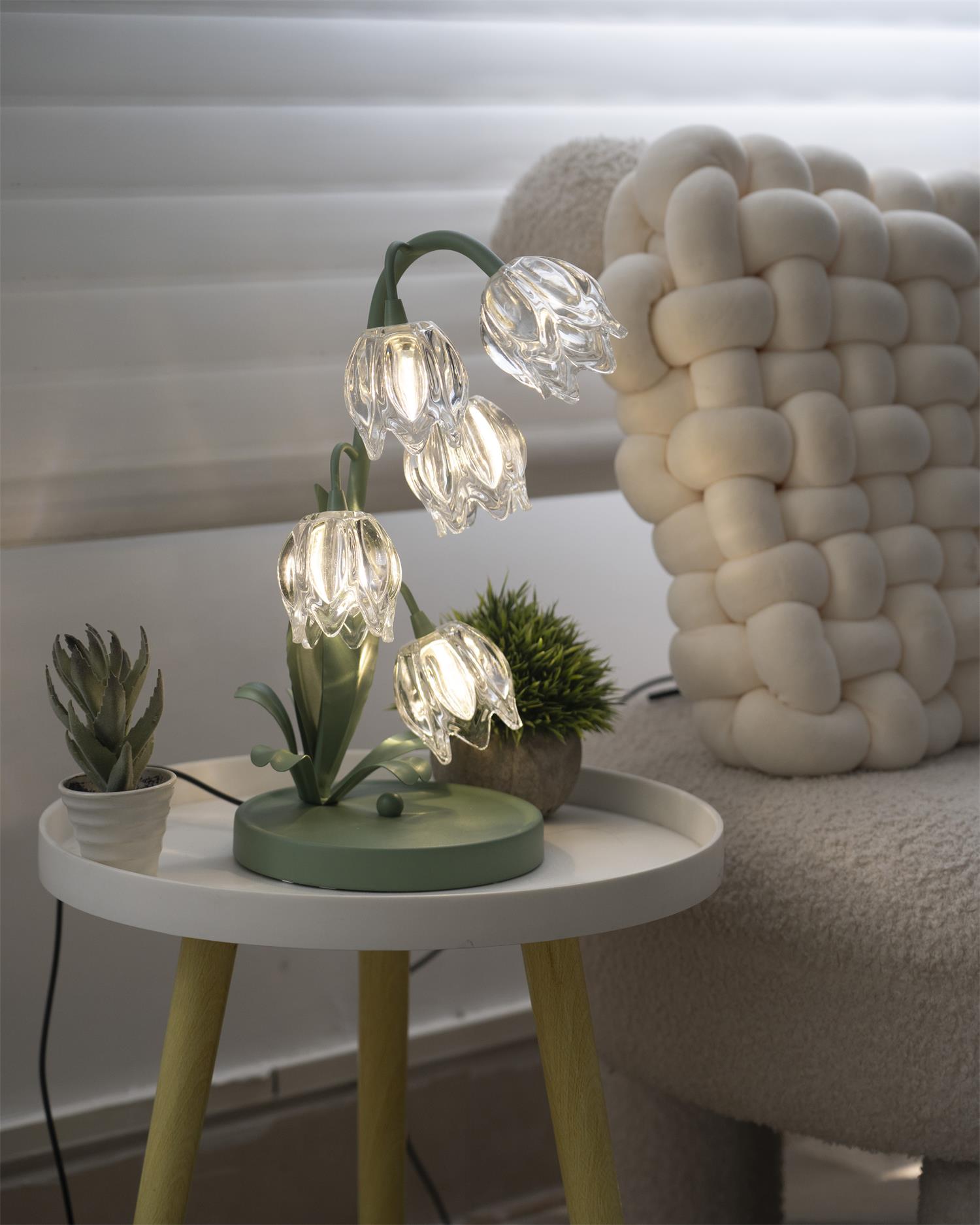 Kryształowa lampa stołowa Lily | Ormexis