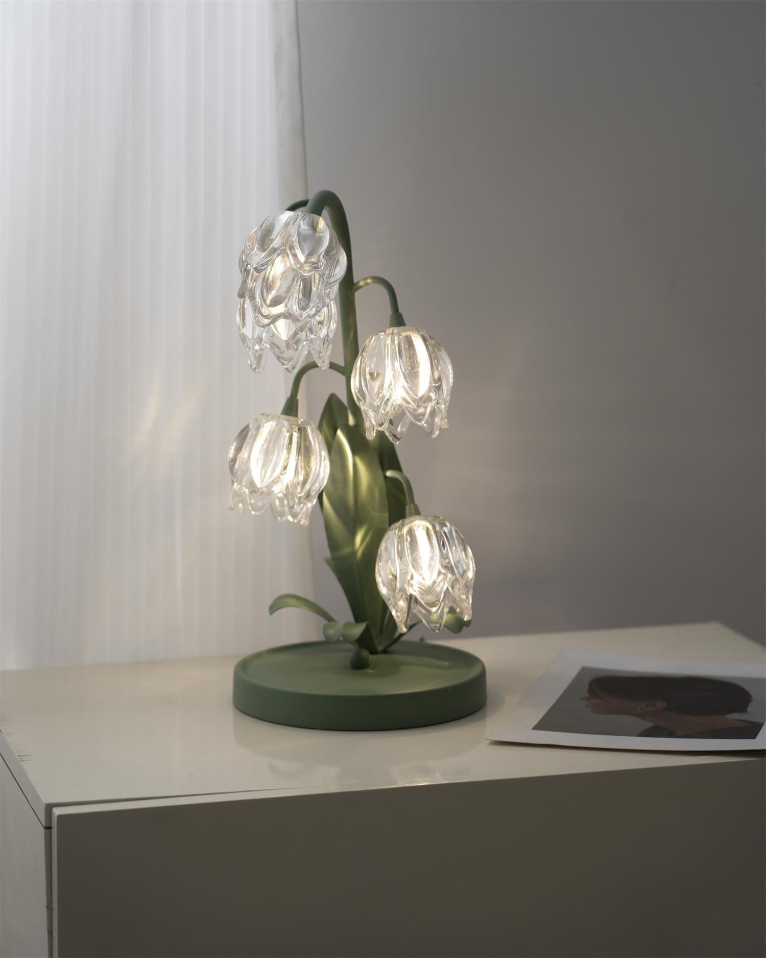 Kryształowa lampa stołowa Lily | Ormexis