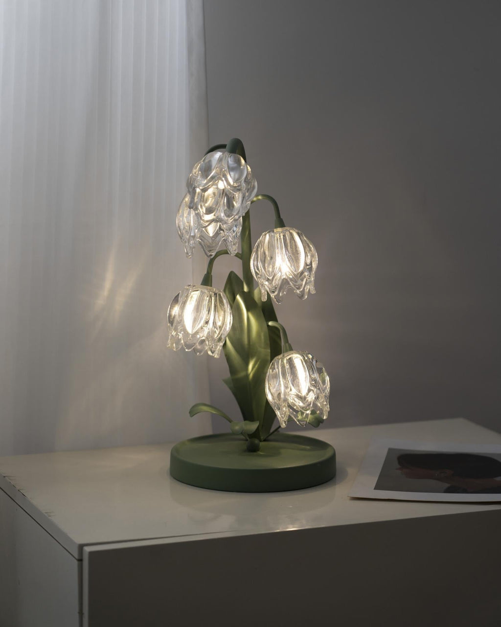 Kryształowa lampa stołowa Lily | Ormexis