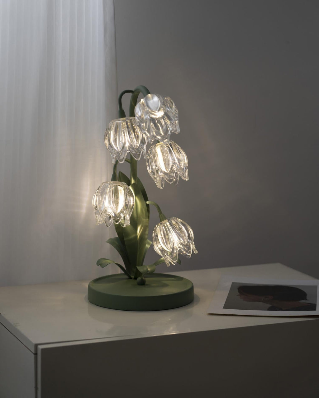 Kryształowa lampa stołowa Lily | Ormexis