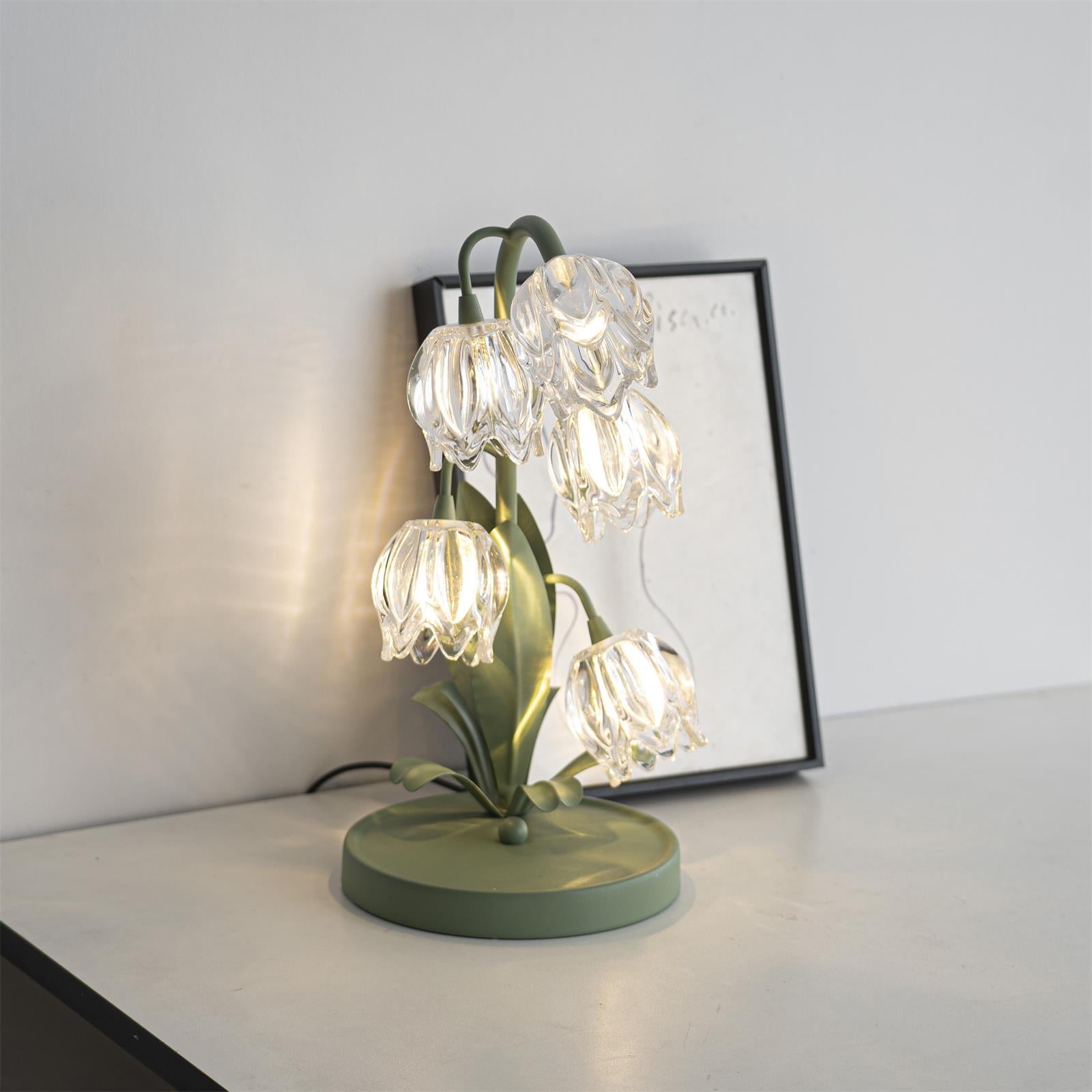 Kryształowa lampa stołowa Lily | Ormexis
