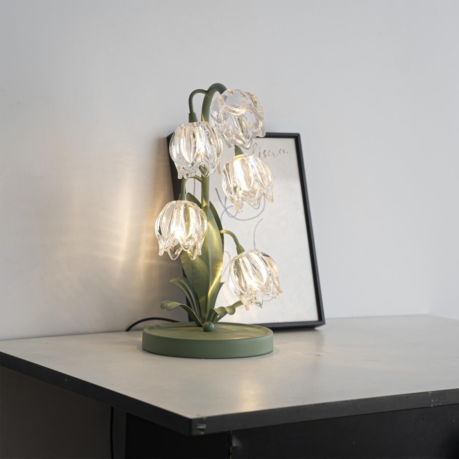Kryształowa lampa stołowa Lily | Ormexis