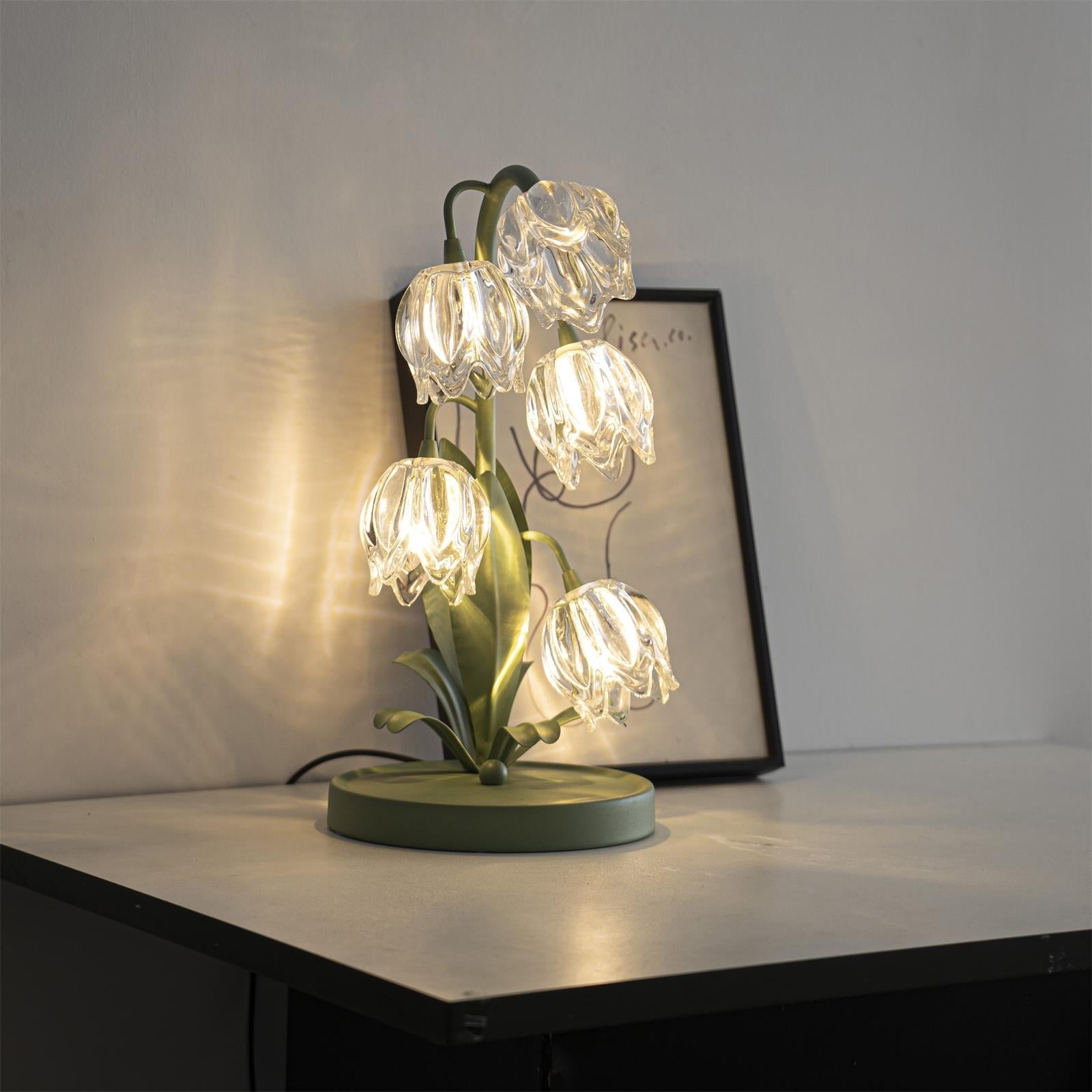 Kryształowa lampa stołowa Lily | Ormexis