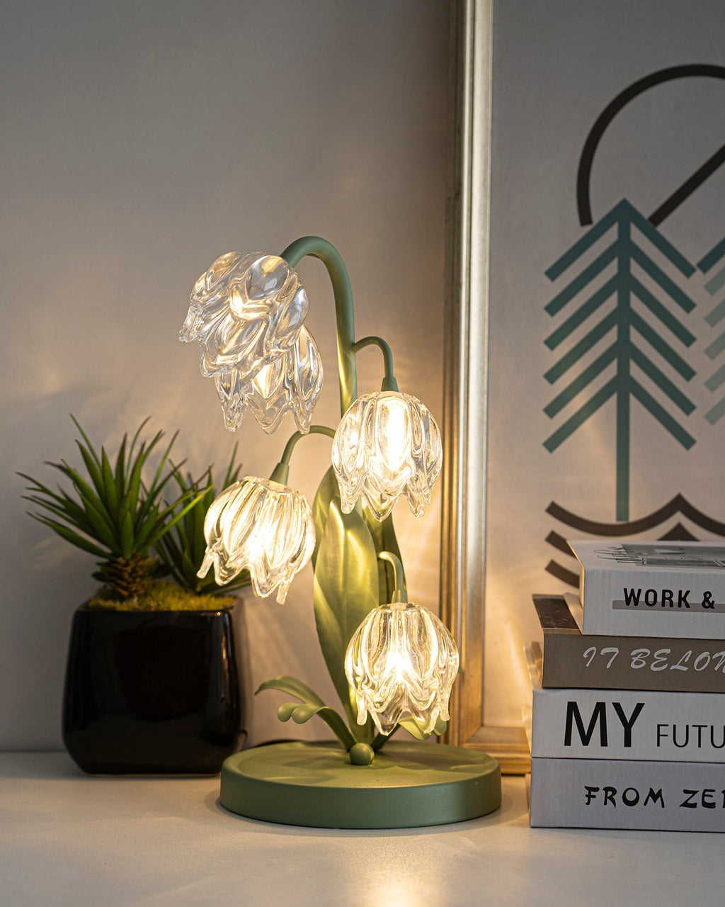 Kryształowa lampa stołowa Lily | Ormexis