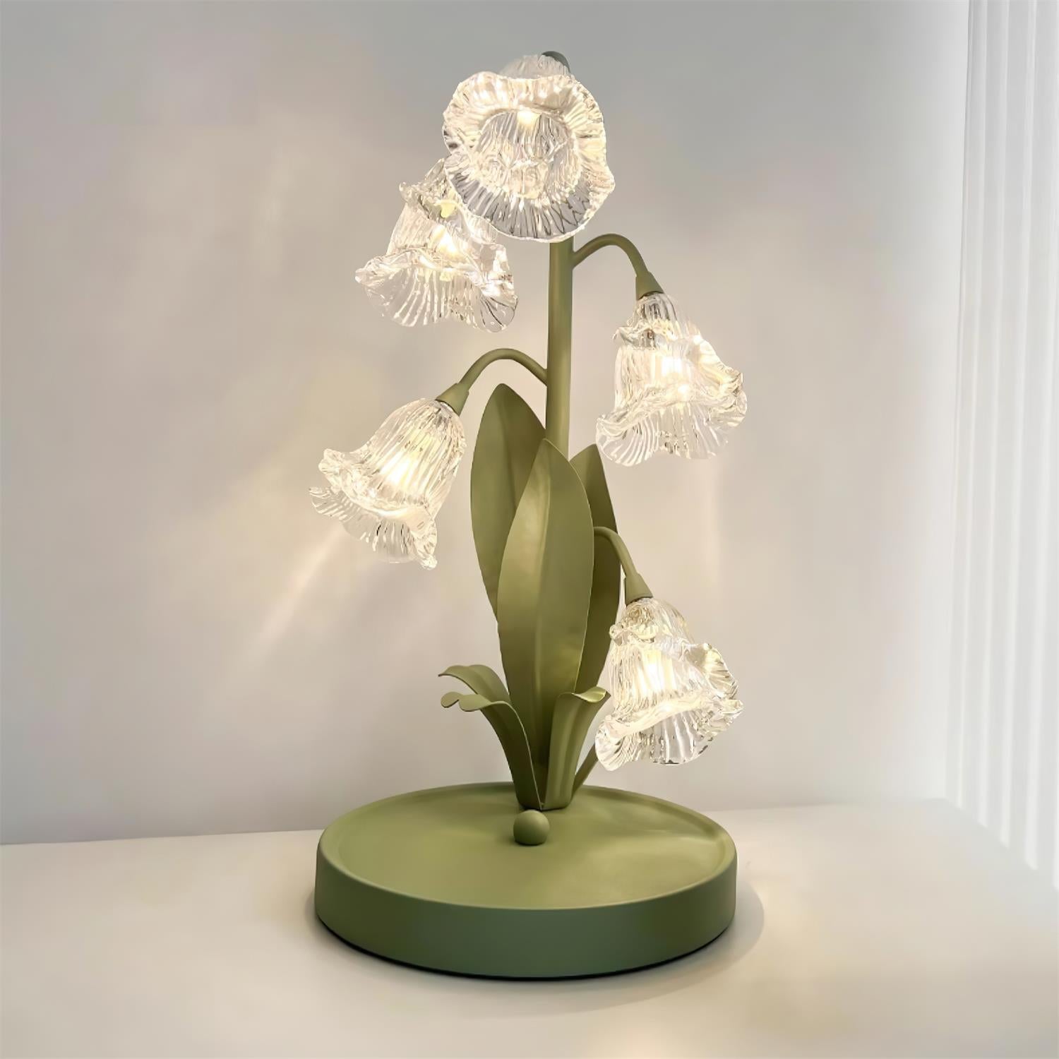 Kryształowa lampa stołowa Lily | Ormexis