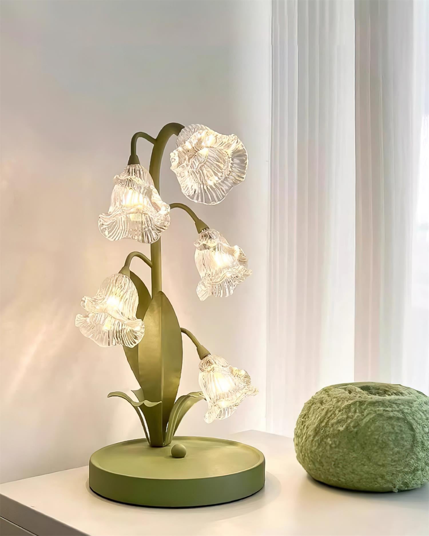 Kryształowa lampa stołowa Lily | Ormexis