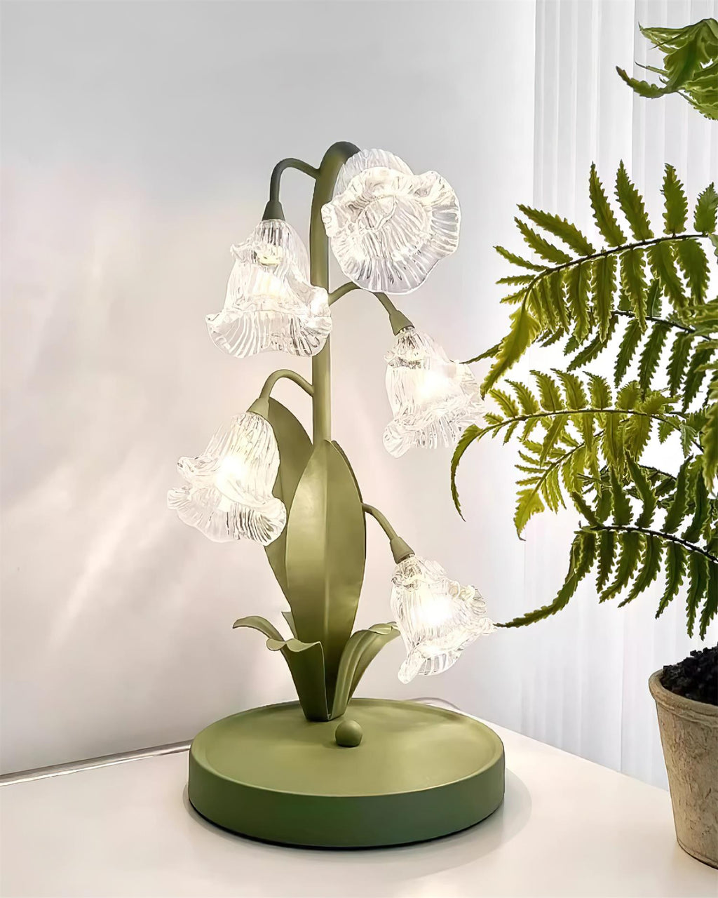 Kryształowa lampa stołowa Lily | Ormexis