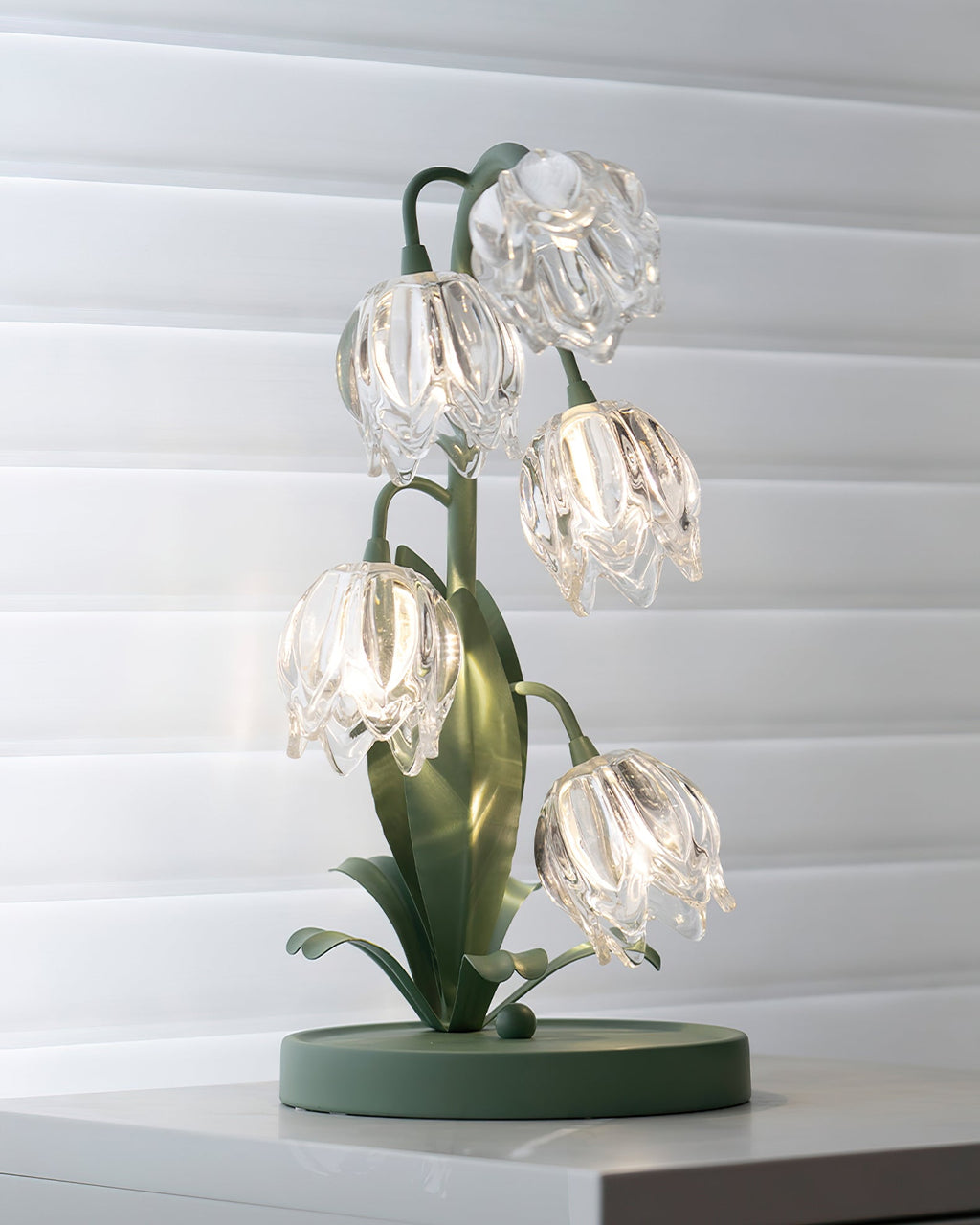 Kryształowa lampa stołowa Lily | Ormexis
