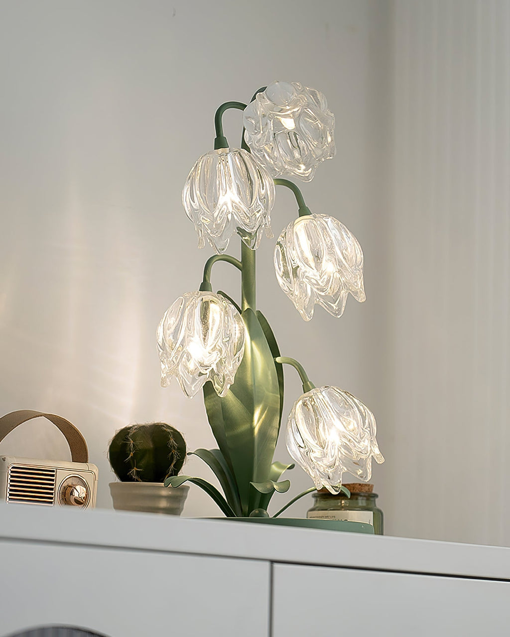 Kryształowa lampa stołowa Lily | Ormexis