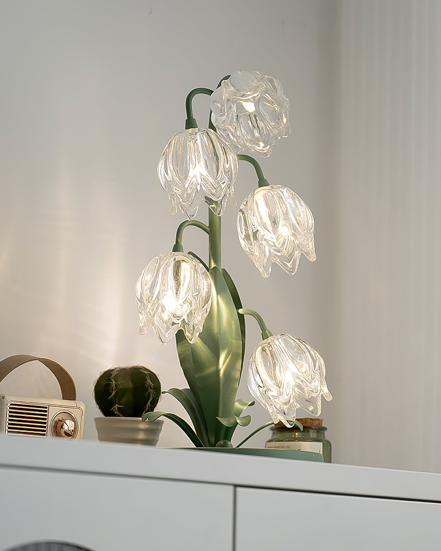 Kryształowa lampa stołowa Lily | Ormexis