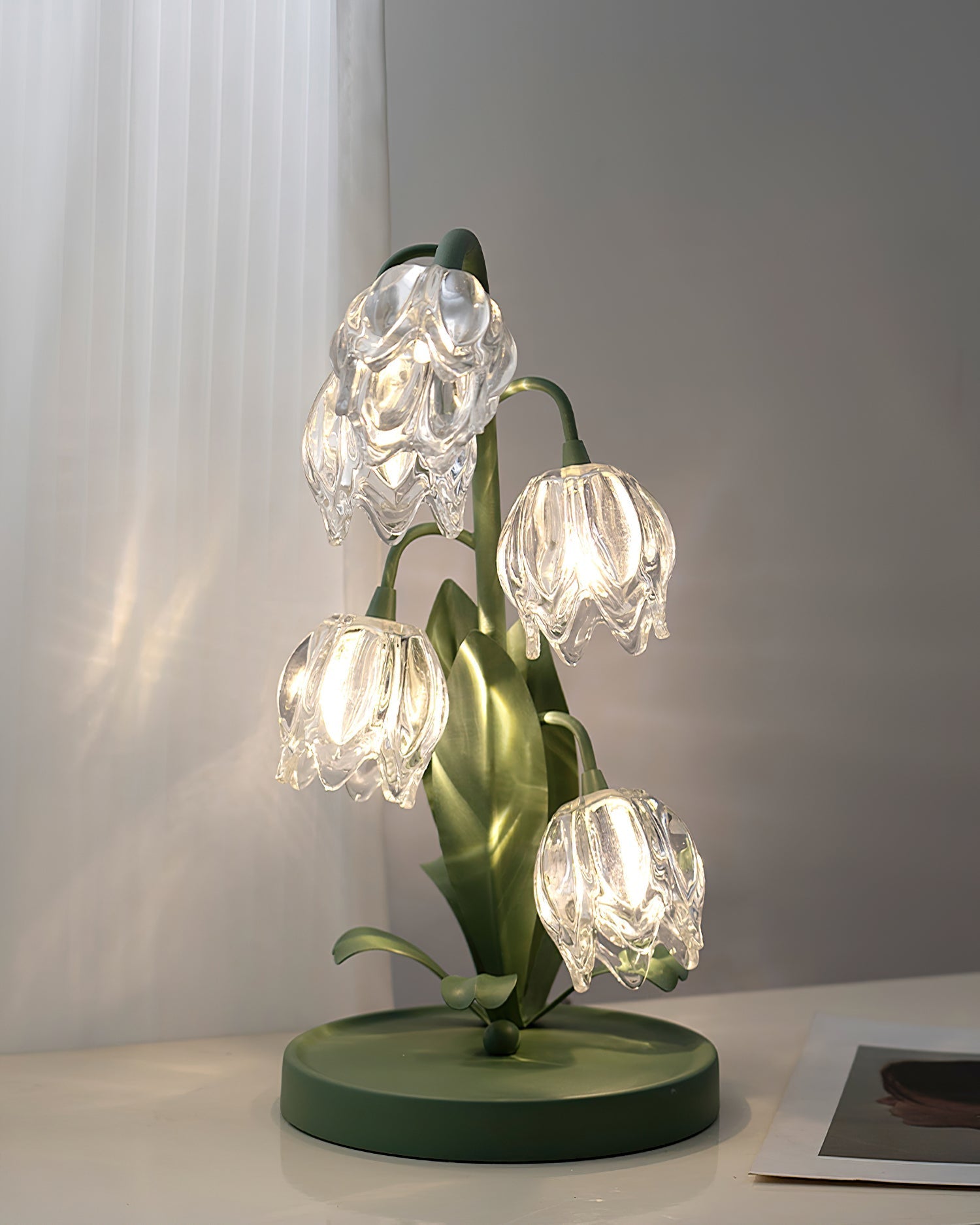 Kryształowa lampa stołowa Lily | Ormexis