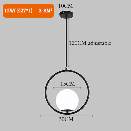 Nordic Glass Pendant Lights For Contemporary Home Decor