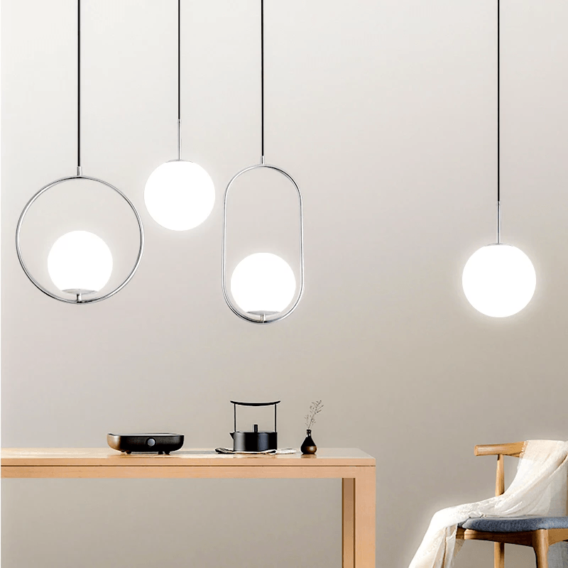 Nordic Glass Pendant Lights For Contemporary Home Decor