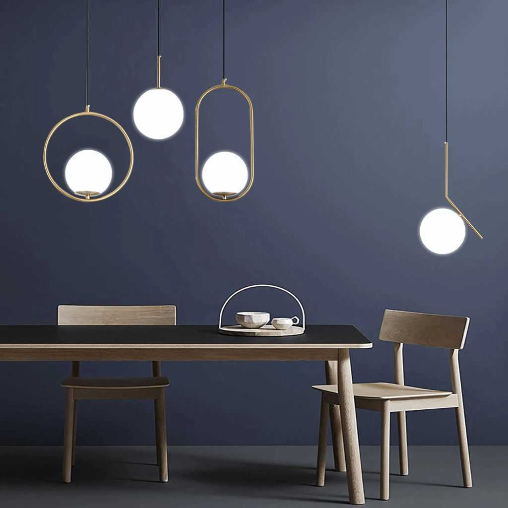Nordic Glass Pendant Lights For Contemporary Home Decor