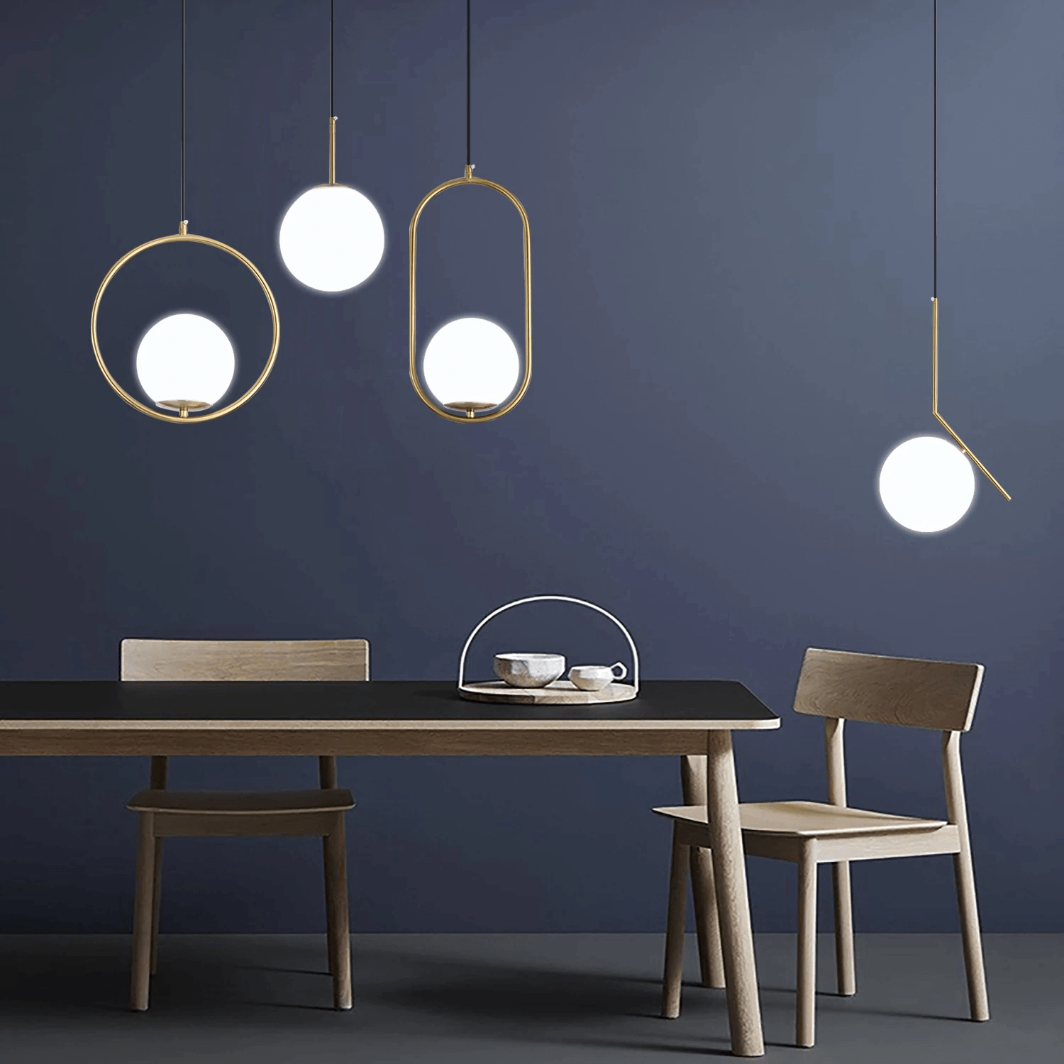 Nordic Glass Pendant Lights For Contemporary Home Decor