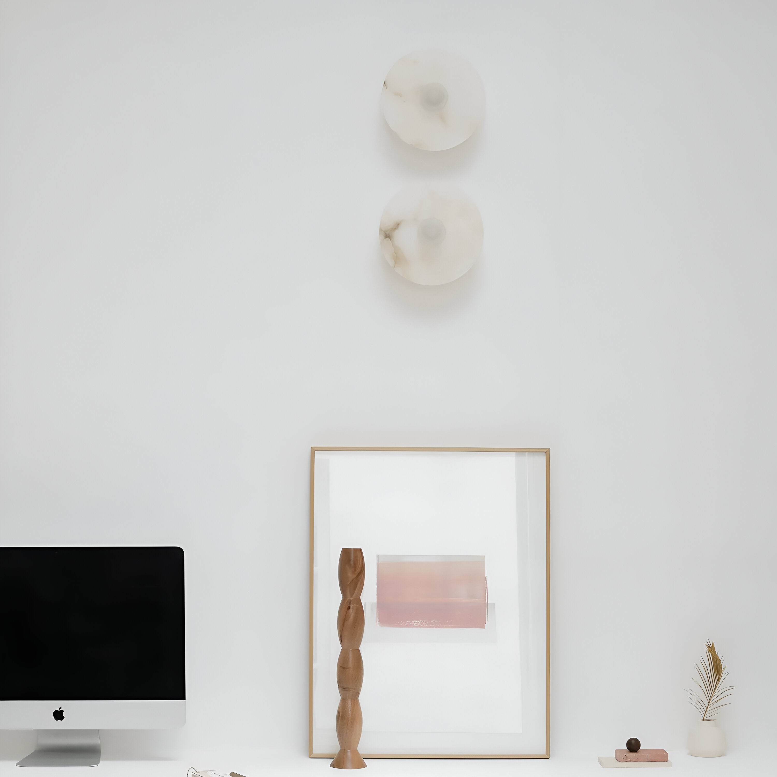 Aplica de perete tip halo, în stil minimalist nordic | Ormexis