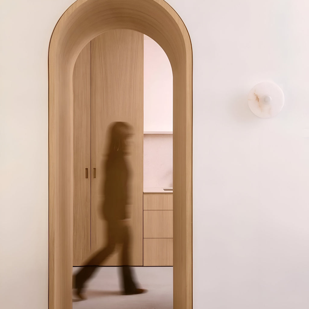 Aplica de perete tip halo, în stil minimalist nordic | Ormexis