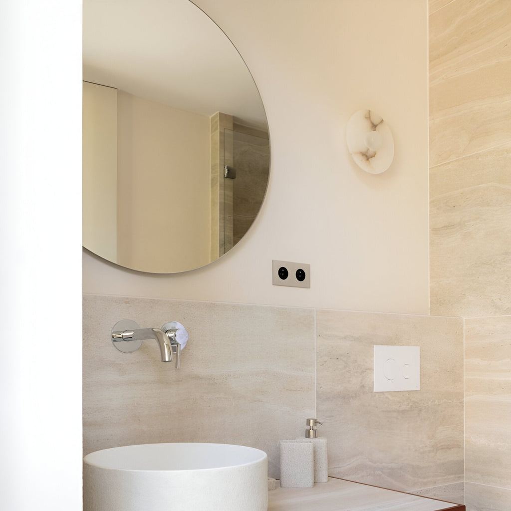 Aplica de perete tip halo, în stil minimalist nordic | Ormexis