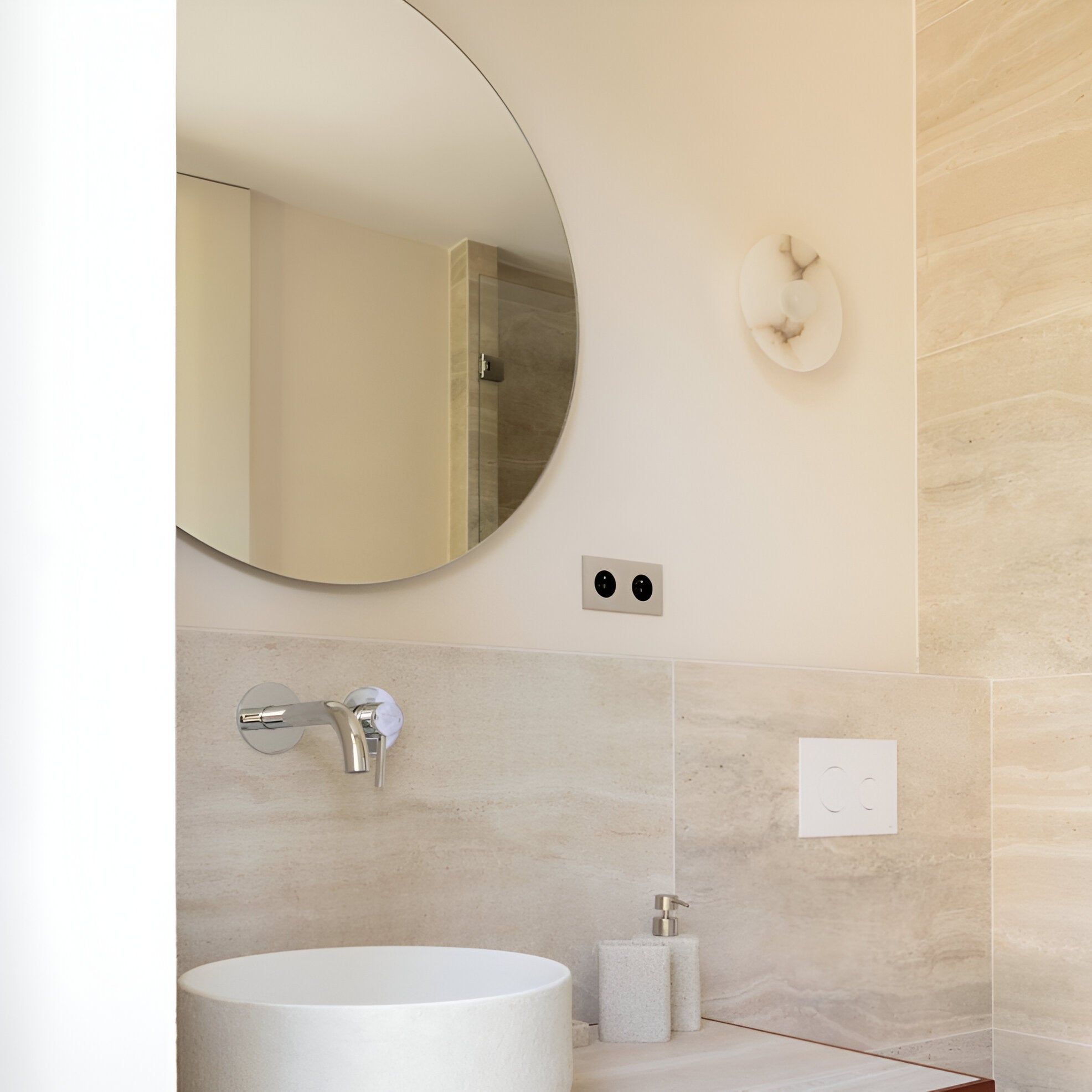 Aplica de perete tip halo, în stil minimalist nordic | Ormexis