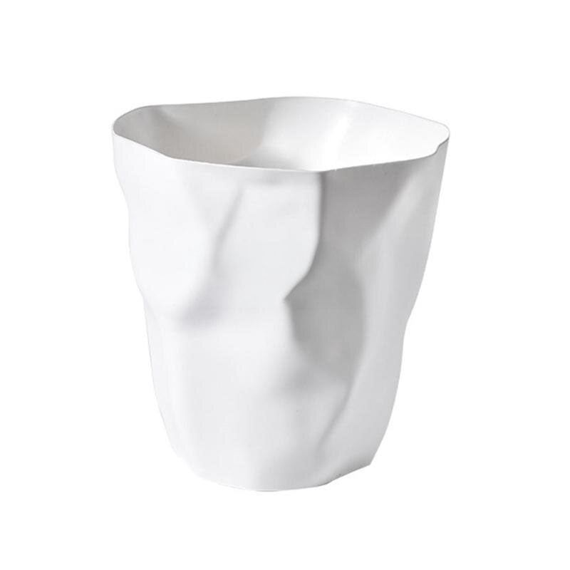 Nordic Collection Minimalist Trash Can For Kitchens With Durable Plastic