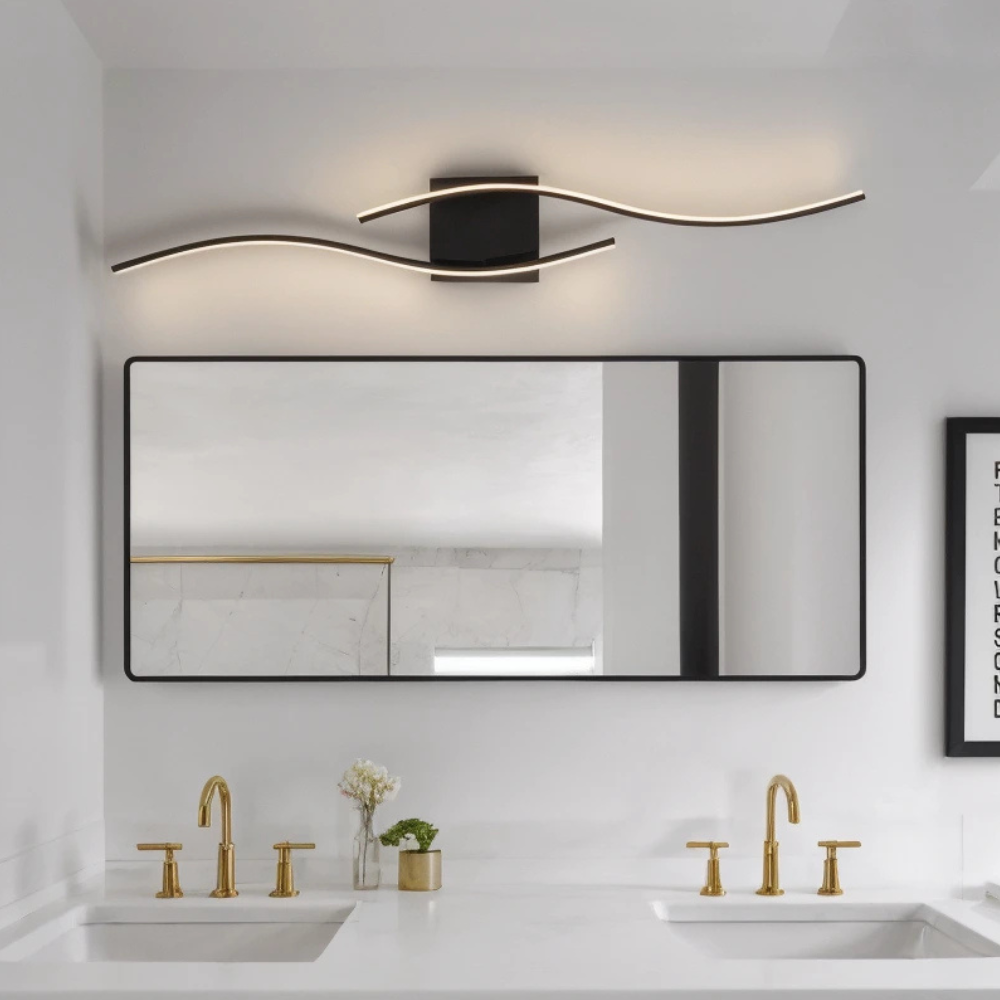 Norlux Czarna Lampa Ścienna Do Wnętrz z Nowoczesną Estetyką Designu
