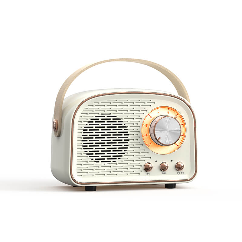 NostalgiaWave klasický Bluetooth reproduktor s vintage vzhledem rádia a bohatým zvukem