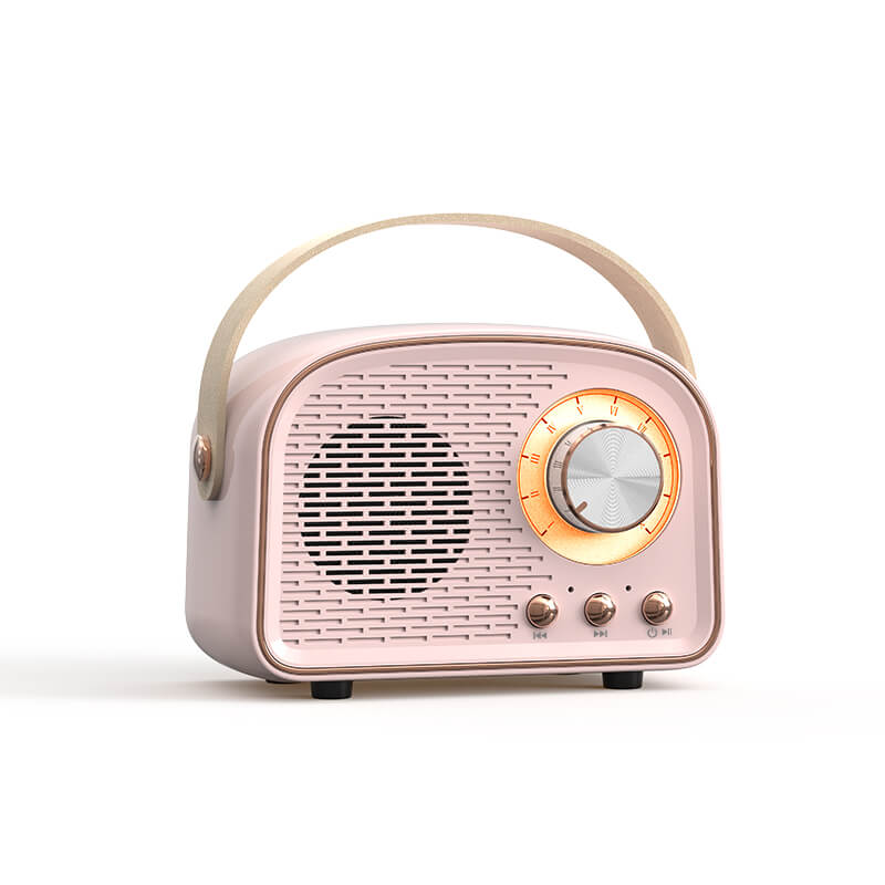 NostalgiaWave klasický Bluetooth reproduktor s vintage vzhledem rádia a bohatým zvukem