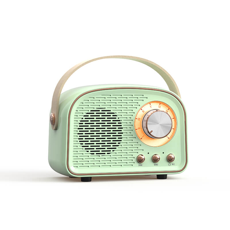 NostalgiaWave klasický Bluetooth reproduktor s vintage vzhledem rádia a bohatým zvukem