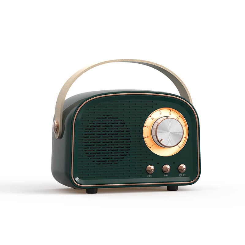 NostalgiaWave klasický Bluetooth reproduktor s vintage vzhledem rádia a bohatým zvukem