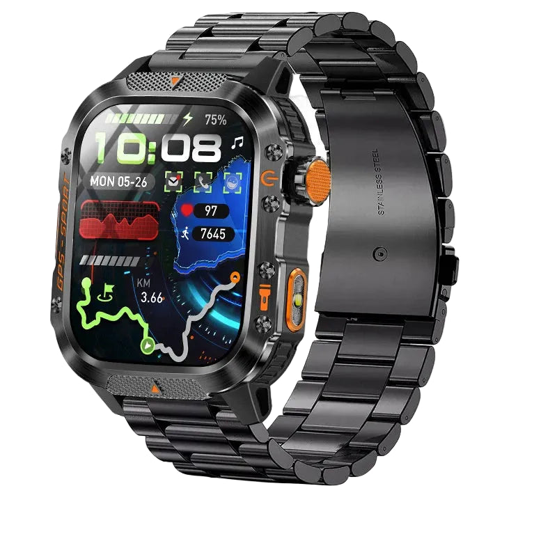NovaForce X2 Pro Robuste GPS-Uhr mit über 100 Sportmodi und Multi-Satelliten-Navigation