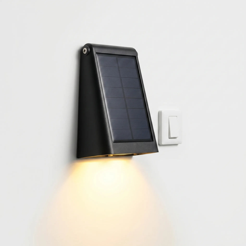 Modern Solar Wall Sconce -  Lighting Dark Pathways - Ormexis