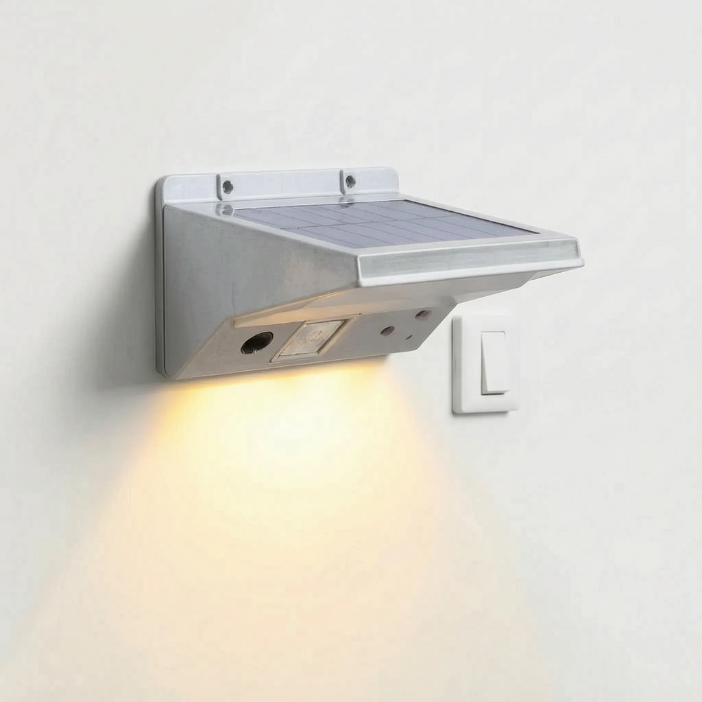 Modern Solar Wall Sconce -  Lighting Dark Pathways - Ormexis