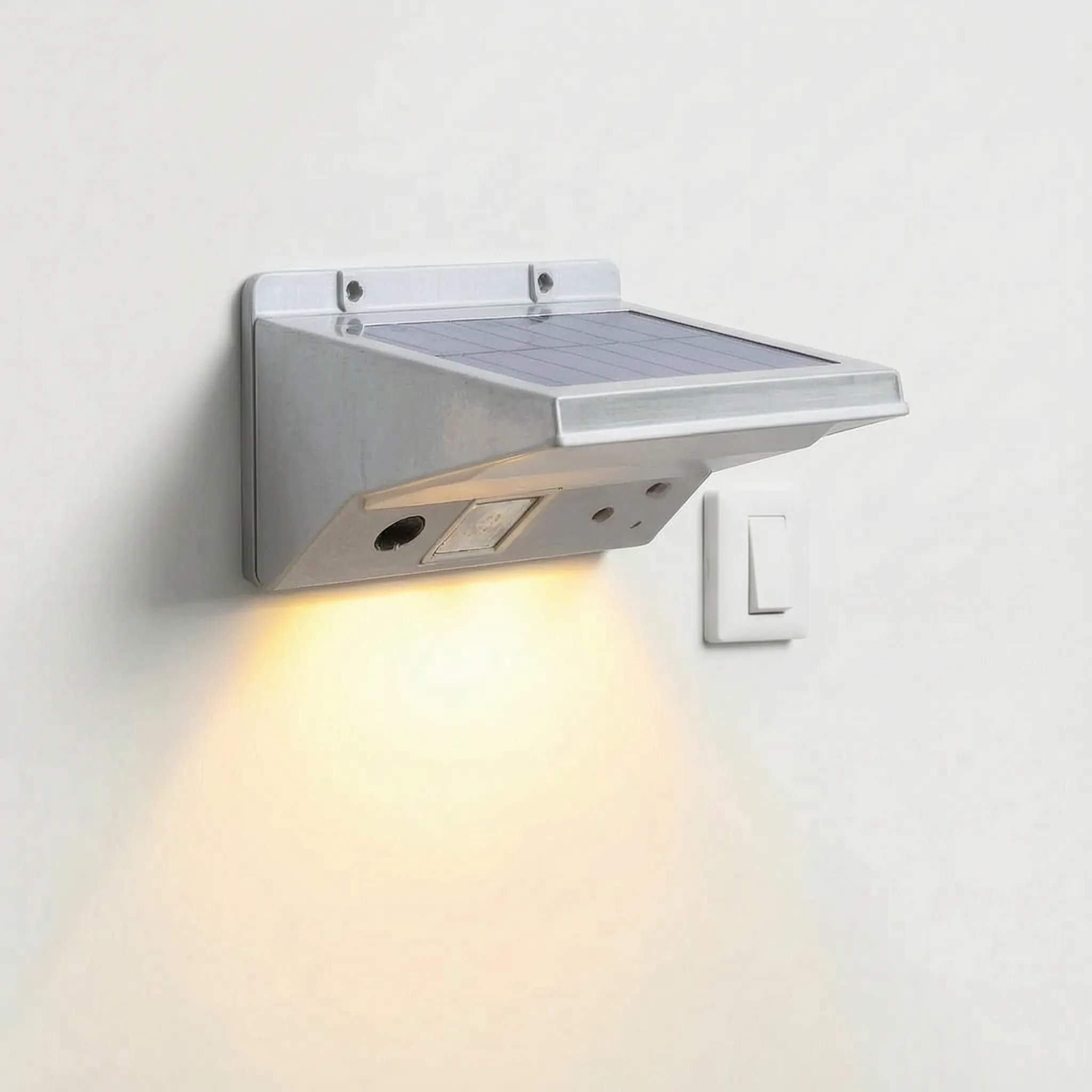 Modern Solar Wall Sconce -  Lighting Dark Pathways - Ormexis