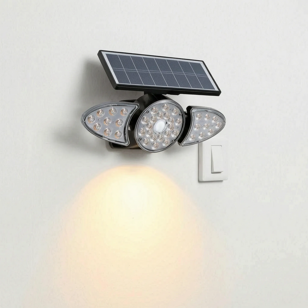 Modern Solar Wall Sconce -  Lighting Dark Pathways - Ormexis