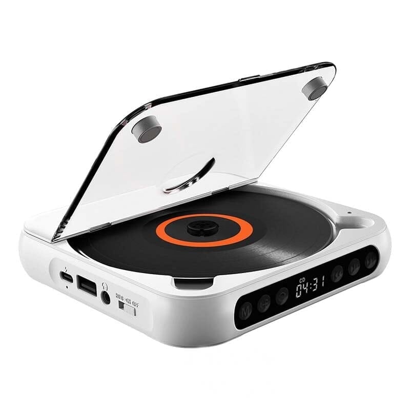 Přenosný CD přehrávač Noxord s Bluetooth a dlouhou výdrží baterie Ormexis