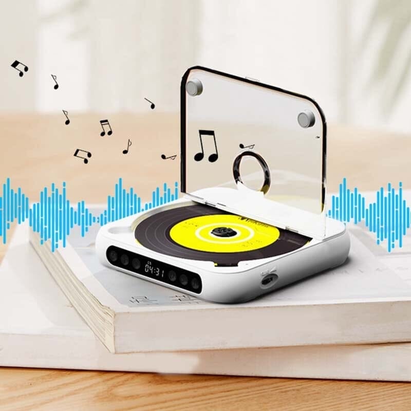 Přenosný CD přehrávač Noxord s Bluetooth a dlouhou výdrží baterie Ormexis