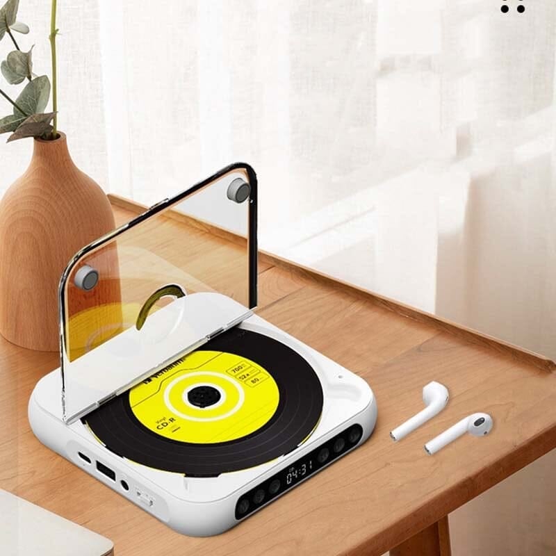Přenosný CD přehrávač Noxord s Bluetooth a dlouhou výdrží baterie Ormexis