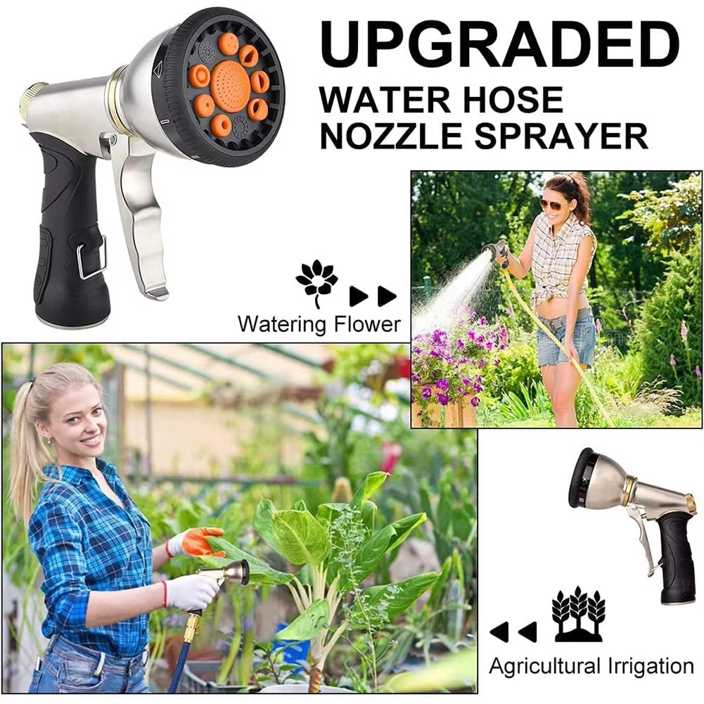 NozzleJet 9-mønstret slangesprøjte til nem vanding