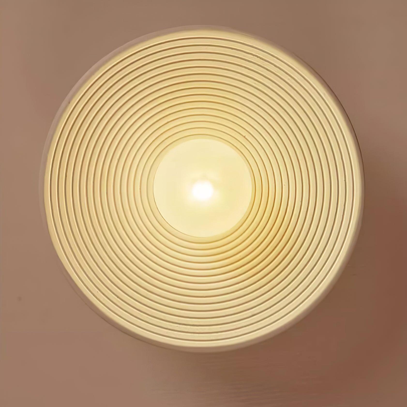 Circular Wooden Flush Mount Light | Ormexis