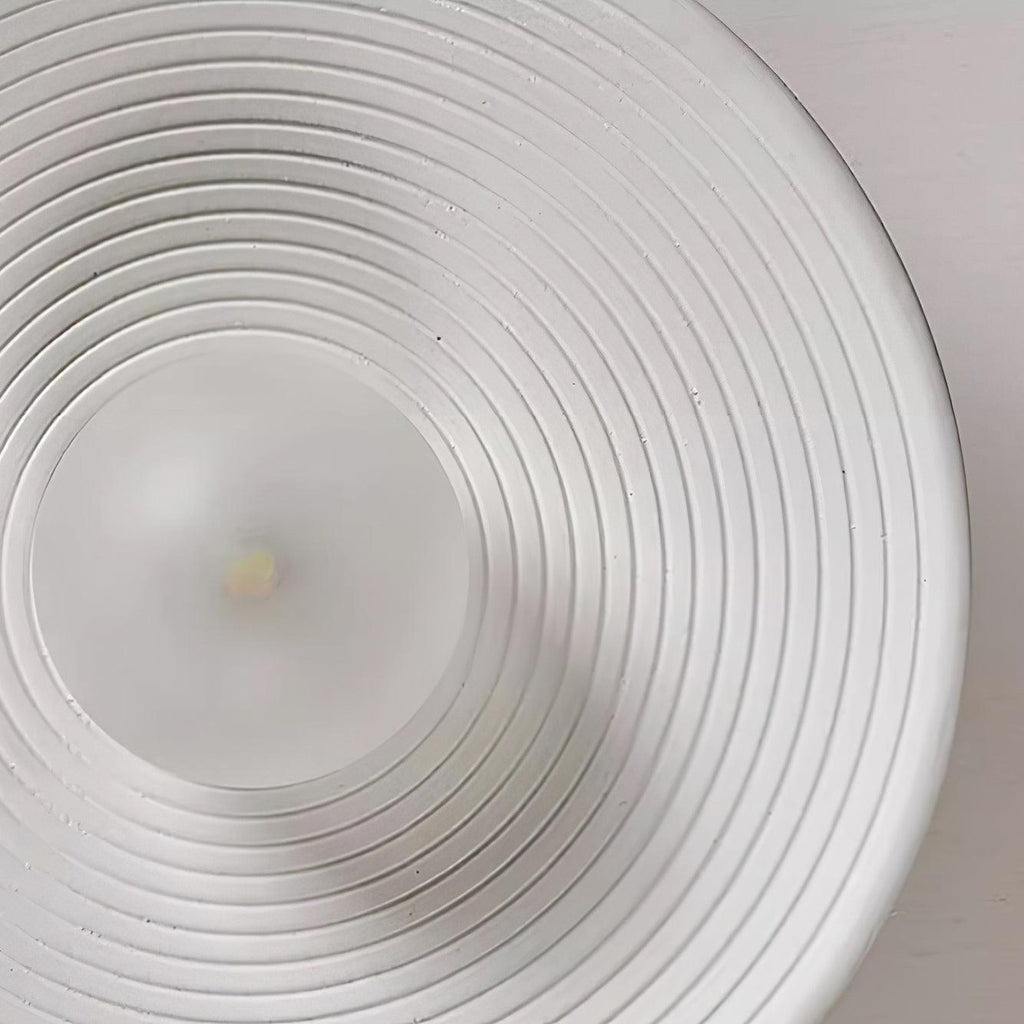 Circular Wooden Flush Mount Light | Ormexis