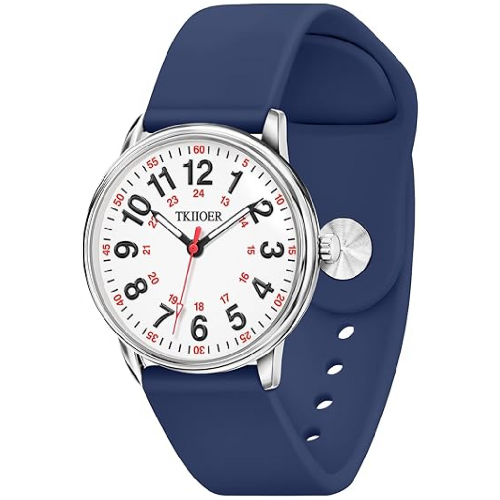 Nurses Watch Luminous Dial And Second Hand Waterproof For Accurate Timekeeping