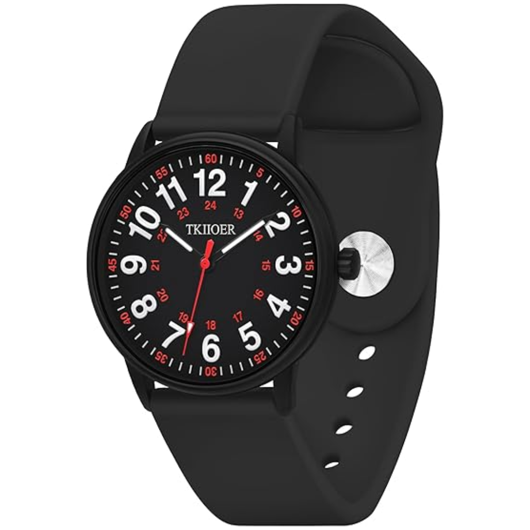 Nurses Watch Luminous Dial And Second Hand Waterproof For Accurate Timekeeping