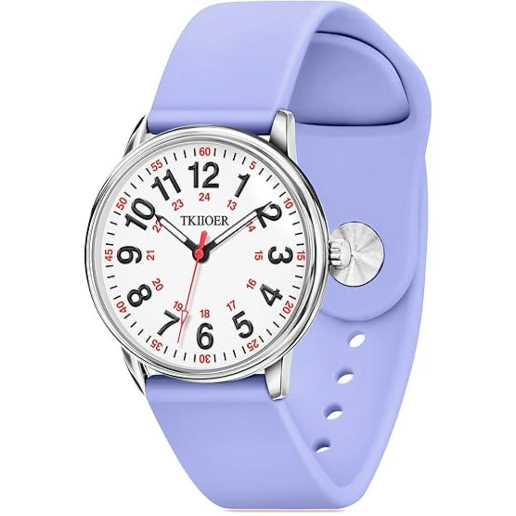 Nurses Watch Luminous Dial And Second Hand Waterproof For Accurate Timekeeping
